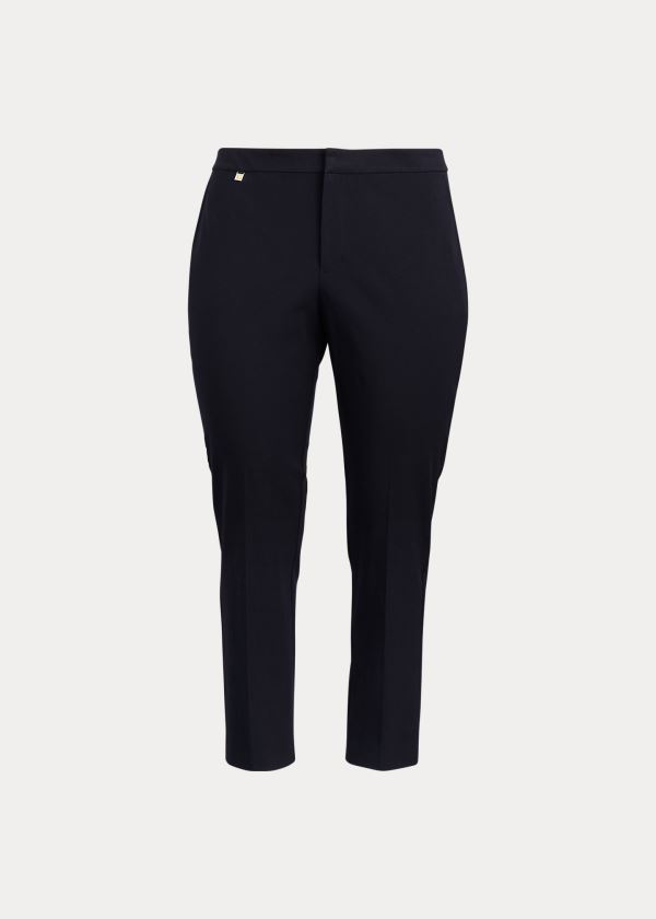 Calças Ralph Lauren Algodão Twill Skinny Ankle Mulher 92765-YCUI